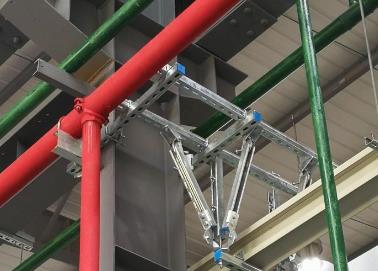 通榆该抗震支架的整体式支吊架结构协调性好